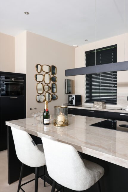 Counter stoel Brooke white unicorn (set van 2) (Unicorn 02 white)