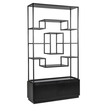Wandkast Bonvoy Black 2-Laden (Black)