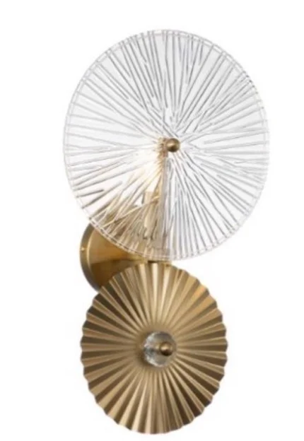 Wandlamp Otis (Brushed Gold)