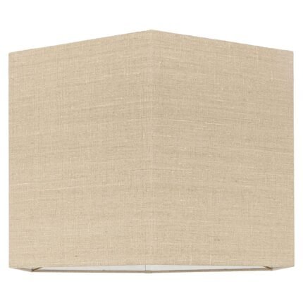 Lampenkap Sally sand linnen, extra groot zeshoekig